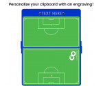 Blue Soccer Clipboard